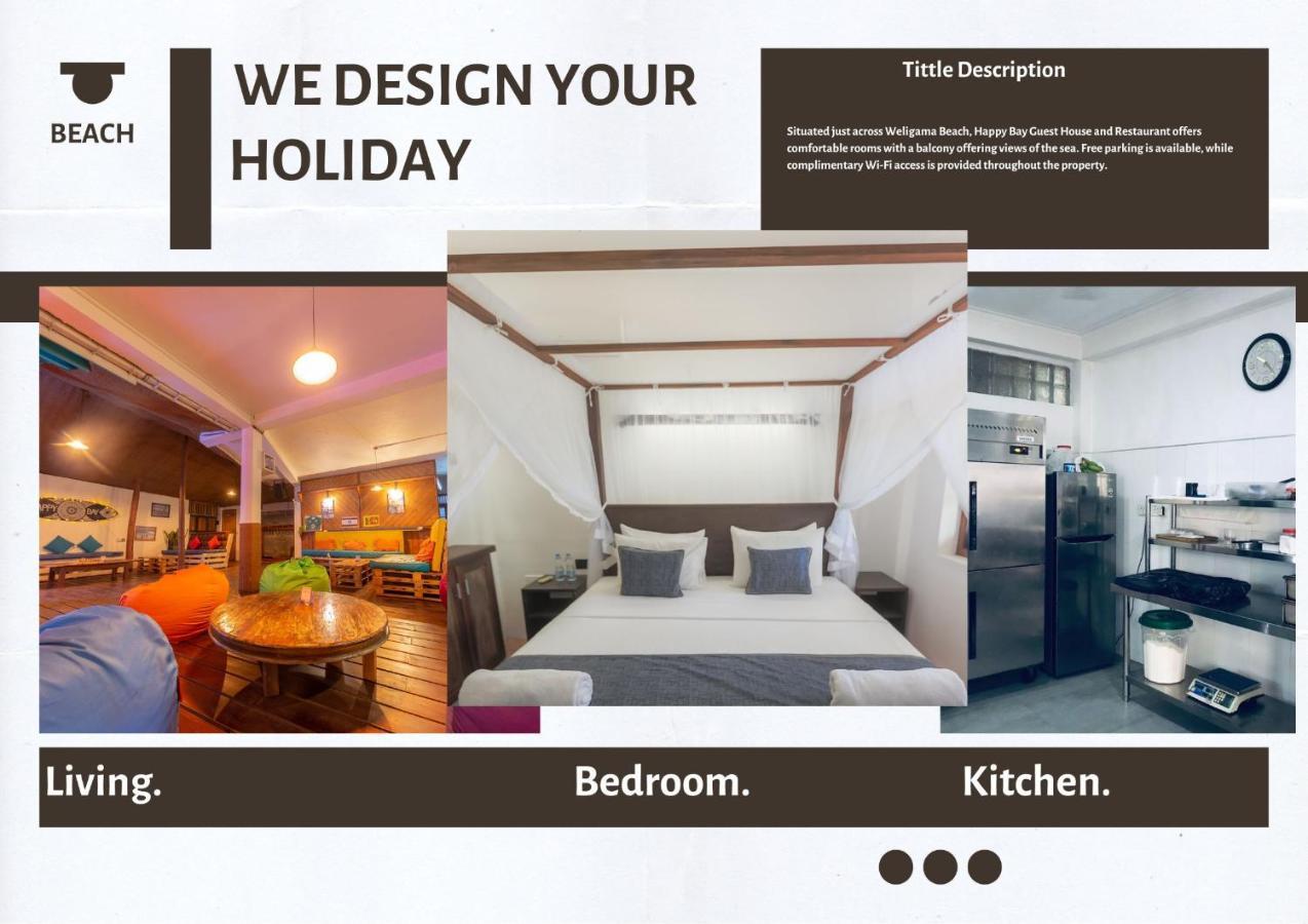 Happy Bay Hotel Weligama Luaran gambar